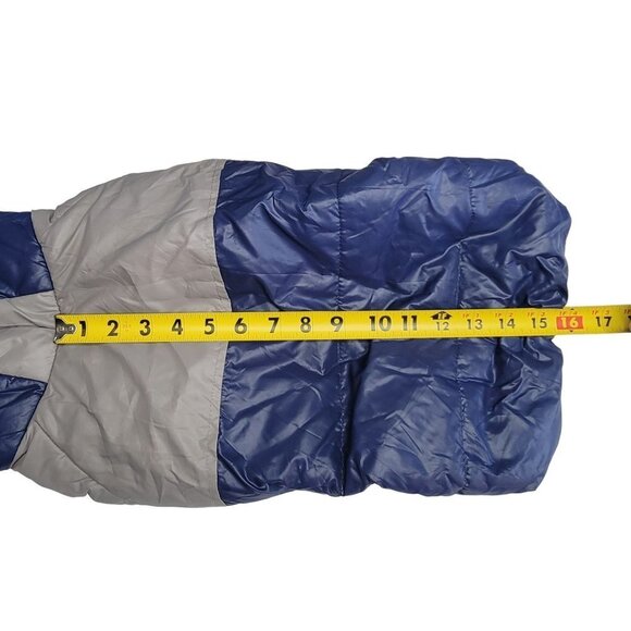 Miaododo Pet Outerwear 2XL Blue Gray Hooded Cotton Insulated Windproof Coat - Picture 5 of 11